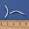 Brass Twist Tube Beads KK-B120-02C-S-3
