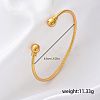 Elegant Stainless Steel Cuff Bangles QC8972-1-3