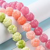 Carved Synthetic Coral Beads CORA-R021-07-2
