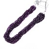 Baking Paint Transparent Glass Beads Strands DGLA-A035-T6mm-A09-2