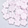 Transparent Single Face Spray Painted Glass Beads GLAA-S190-006B-02-1