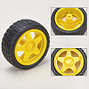 PVC Wheel Robot Toy Accessories FIND-GA0001-18-4