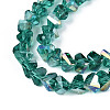 Electroplate Transparent Glass Beads Strands LS-GLAA-N021-4mm-05-3