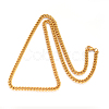 201 Stainless Steel Twisted Chain Curb Chain Necklaces NJEW-L416-06-3