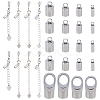 304 Stainless Steel Cord Ends and Chain Extender STAS-UN0019-77P-1