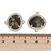 Natural Labradorite Faceted Oval Links G-B126-01G-07-3