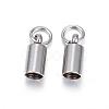 Tarnish Resistant 201 Stainless Steel Cord Ends STAS-E120-01-3.2mm-1