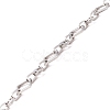 Non-Tarnish 304 Stainless Steel Rhombus & Coffee Bean Link Chains CHS-F017-03P-3