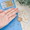 180Pcs 12 Styles Brass Split Rings FIND-PH0020-26-3