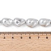 Electroplate Opaque Glass Imitation Pearl Beads Strands EGLA-H113-08B-4