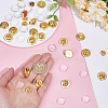20Sets Rack Plating Brass Brooch Finding KK-HY0004-11-3
