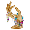 Resin Mannequin Hand Jewelry Display Holder Stands RDIS-WH0009-015-1