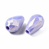 Spray Painted Acrylic Beads MACR-S280-04-6