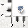 925 Sterling Silver Cubic Zirconia Beads STER-L066-06S-05-3