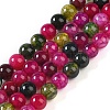 Natural Striped Agate/Banded Agate Beads Strands G-Z060-A01-A17-1