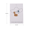 Cardboard Jewelry Display Cards CDIS-H002-01A-02-3