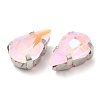 Mocha Fluorescent(MI) Teardrop Sew on Rhinestone GGLA-M006-01A-P02-3