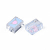 Transparent Acrylic Beads X-ACRC-S039-11-4