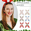 DIY Christmas Theme Epoxy Resin Wing Dangle Earring Kits DIY-TA0010-31-8