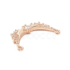 Brass Pave Clear Cubic Zirconia Chandelier Component Links ZIRC-K088-03KCG-3