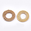 Handmade Reed Cane/Rattan Woven Linking Rings X-WOVE-T005-06A-2