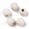 Natural Unfinished Wood Beads X-WOOD-Q038-12mm-1