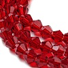 Transparent Glass Beads Strands GLAA-F029-4mm-27-3
