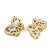 Brass Pave Cubic Zirconia Multi-strand Links ZIRC-F145-03G-01-2
