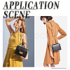 2Pcs 2 Colors Alloy Byzantine Chain & PU Leather Bag Strap FIND-WR0001-49-5