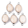 Natural White Jade Links/Connectors G-T131-102-28-1