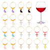 Alloy Enamel Wine Glass Charms AJEW-AB00152-1