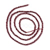 Transparent Glass Beads Strands GLAA-C019-01A-17-2
