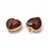 Faceted Glass Rhinestone Pendants GLAA-I051-B04-3