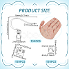 150Pcs 304 Stainless Steel French Earring Hooks STAS-UN0063-33-3