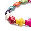 Dyed Synthetic Turquoise Beads Strands G-M152-01-A-2