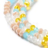 Glass Beads Strands EGLA-A034-M4mm-52-3