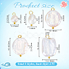 20Pcs 5 Style Natural Pearl Pendants PALLOY-PH01822-4