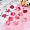 12Pcs Natural Banded Agate/Striped Agate Pendants G-UN0001-03-5