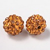 Pave Disco Ball Beads RB-A130-10mm-14-2