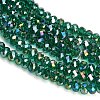 Electroplate Glass Beads Strands GL-CBAA615-02D-3