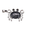 Natural Snowflake Obsidian Pendants PW-WG77816-16-1