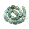 Natural Amazonite Crystal Beads Strands G-R425-15-2
