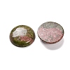Natural Unakite Cabochons G-B085-02A-08-2