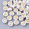 Plating Acrylic Beads PACR-Q112-08-1