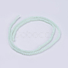 Opaque Solid Color Glass Bead Strands X-GLAA-F076-A11-2
