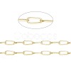 3.28 Feet Ion Plating(IP) 304 Stainless Steel Paperclip Chains X-CHS-F010-01B-G-1