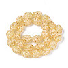 Handmade Lampwork & Glitter Powder Beads Strands LAMP-T023-29A-1