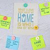 6Pcs 6 Colors Flower Plastic Diamond Painting Magnet Cover Holder AJEW-SZ0001-98-7