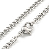 Non-Tarnish 304 Stainless Steel Pendant Necklaces NJEW-L118-02P-01-3