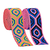 4M 2 Colors Polyester Elastic Wide Band FIND-FG0002-50-1